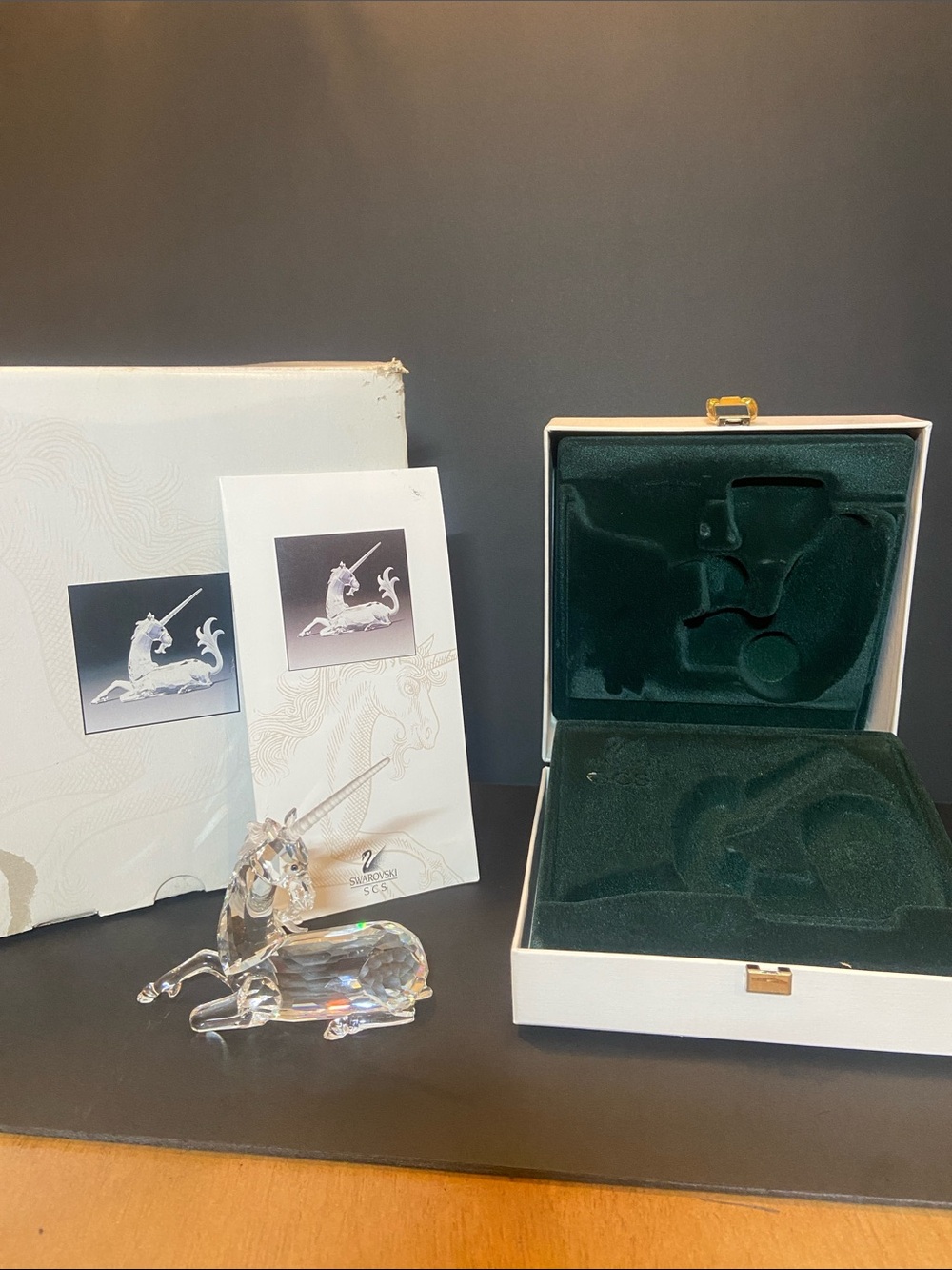 Unbranded Clear Crystal Unicorn Figurine - Clear